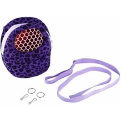Zaino Per Animali In Peluche Traspirante (Purple Leopard L), Kueatily 7 Zaino Per Animali In Peluche Traspirante (Purple Leopard L), Kueatily -Cibi per cani in Italia 98386097 3