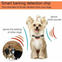 Collare Antiabbaio Per Cani, Collare Da Addestramento Per Cani Piccoli E Grandi, Collare Antiabbaio Intelligente Con Vibrazione E Segnale Acustico 7 Livelli Di Sensibilità - Arancione -Cibi per cani in Italia 98434162 4