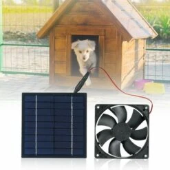 Ventilatore Alimentato Da Pannello Solare 5W 6V Mini Ventilatore Ventilatore Di Scarico Solare Alimentato A Luce Solare/Resistenza All'acqua IP65/Per Tetto Serra Per Pollaio Per Cani -Cibi per cani in Italia 98702897 5