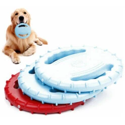 Frisbee Giocattolo Per Cani Galleggiante Per Cani (frisbee Rosso) -Cibi per cani in Italia 98705960 4