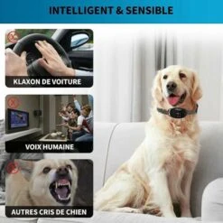 Collare Antiabbaio Per Cani Collare Antiabbaio Ricaricabile, 3 Modalità Scossa Elettrica, Vibrazione E Suono, Display A LED Intuitivo, IP67 Impermeabile, Per Cani Di Taglia Piccola/media/grande -Cibi per cani in Italia 98706180 3