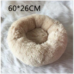 Cuccia Per Cani Cuccia Tonda Pelosa Pile Sudcoreano Autunno E Inverno Cuccia Per Gatti Materasso Cani Piccoli E Medi Beige M