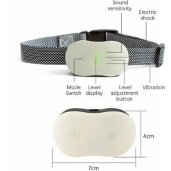 Collare Automatico Antiabbaio Per Cani Deterrente Intelligente Per L'abbaiare Del Cane Con Vibrazione Sonora Scossa Elettrica 4 Modalità Di Addestramento 7 Livelli Regolabili Per Cani Di Taglia Piccol -Cibi per cani in Italia 98709780 5