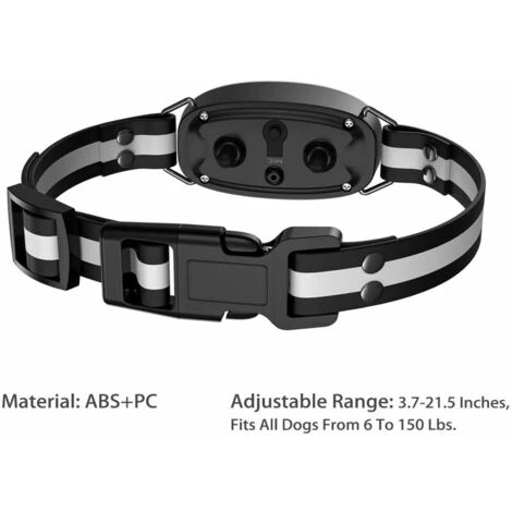 Collare Antiabbaio Ricaricabile Per Cani, Collare Antiabbaio Con Vibrazione Del Segnale Acustico Di Sensibilità E Intensità Regolabili, Per Cani Da 6 A 150 Libbre (nero) 4 Collare Antiabbaio Ricaricabile Per Cani, Collare Antiabbaio Con Vibrazione Del Segnale Acustico Di Sensibilità E Intensità Regolabili, Per Cani Da 6 A 150 Libbre (nero) - immagine 2