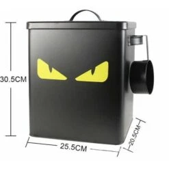 Mobili Per Animali Domestici, Secchio Sigillato Antiumidità Per Cani E Gatti, Grande Nero