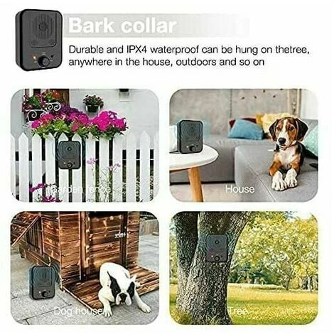 Cane Antiabbaio, Antiabbaio Ad Ultrasuoni, Dispositivo Impermeabile Ad Ultrasuoni Per Cani Antiabbaio Automatico Per Cani Piccoli E Grandi 5 Cane Antiabbaio, Antiabbaio Ad Ultrasuoni, Dispositivo Impermeabile Ad Ultrasuoni Per Cani Antiabbaio Automatico Per Cani Piccoli E Grandi - immagine 3