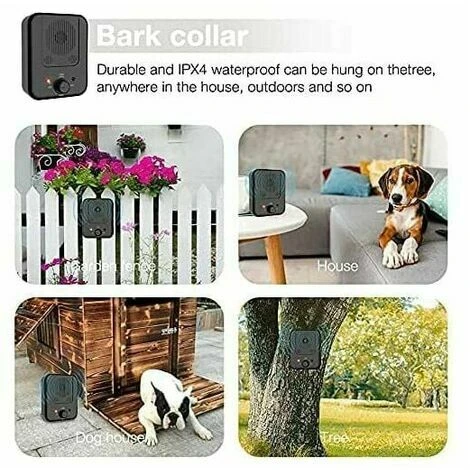 Cane Antiabbaio, Antiabbaio Ad Ultrasuoni, Dispositivo Impermeabile Ad Ultrasuoni Per Cani Antiabbaio Automatico Per Cani Piccoli E Grandi 7 Cane Antiabbaio, Antiabbaio Ad Ultrasuoni, Dispositivo Impermeabile Ad Ultrasuoni Per Cani Antiabbaio Automatico Per Cani Piccoli E Grandi - immagine 5