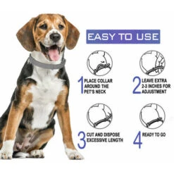 Collare Antiparassitario, Per Cani E Gatti Di Taglia Grande Lunghezza 62Cm Grigio 9 Collare Antiparassitario, Per Cani E Gatti Di Taglia Grande Lunghezza 62Cm Grigio -Cibi per cani in Italia 99779348 3