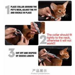 Collare Antiparassitario, Per Cani E Gatti Di Taglia Grande Lunghezza 62Cm Grigio 11 Collare Antiparassitario, Per Cani E Gatti Di Taglia Grande Lunghezza 62Cm Grigio -Cibi per cani in Italia 99779348 5